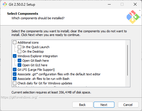 Configuring Git for Windows